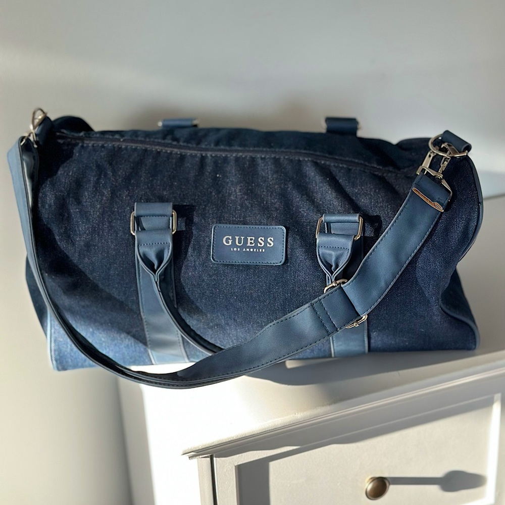 Guess Bag Blue Jean Fabric